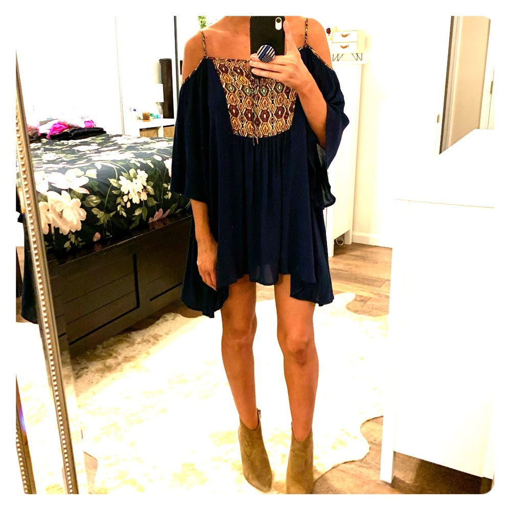 Aztec boho dress
